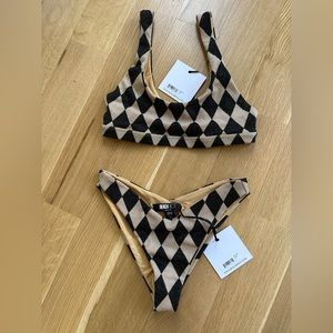 NWT Beach Riot Diamond Shine Bikini